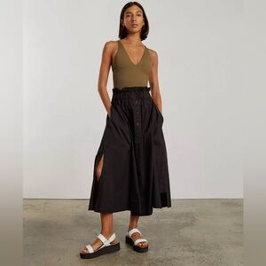 Everlane Cotton Paper Bag Waist Skirt